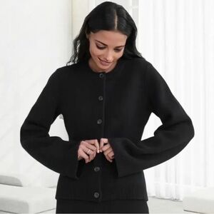 Women's Sheepskin-Like Cardigan Coat Sweater